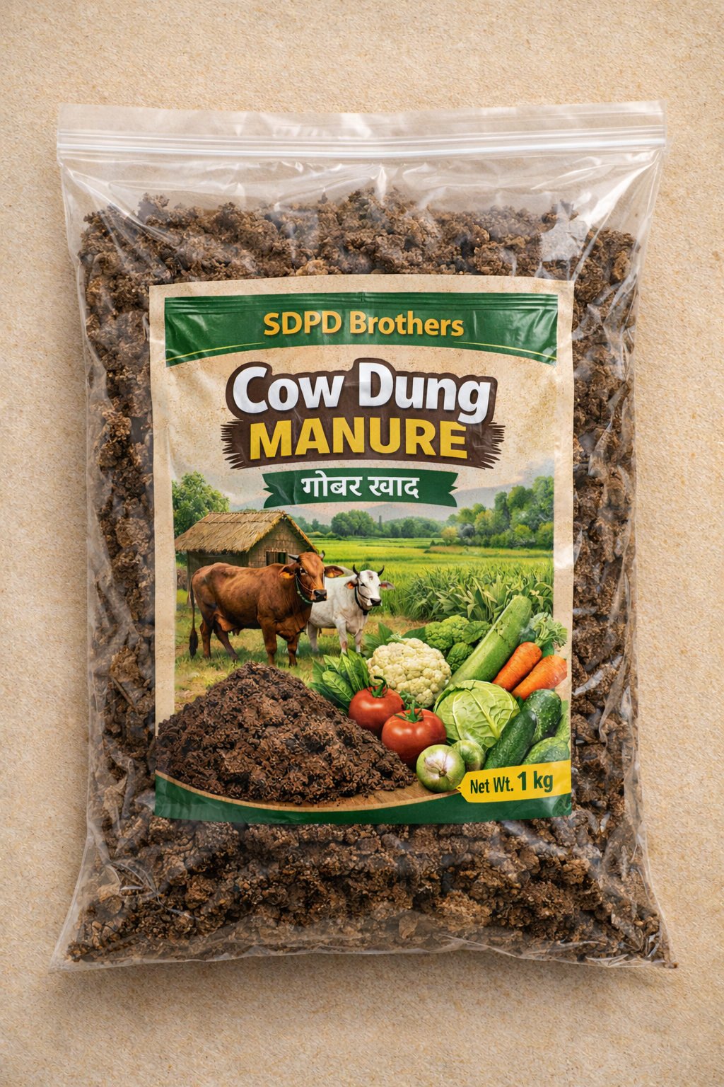 Organic Cow Dung  Manure | 100% Natural Organic